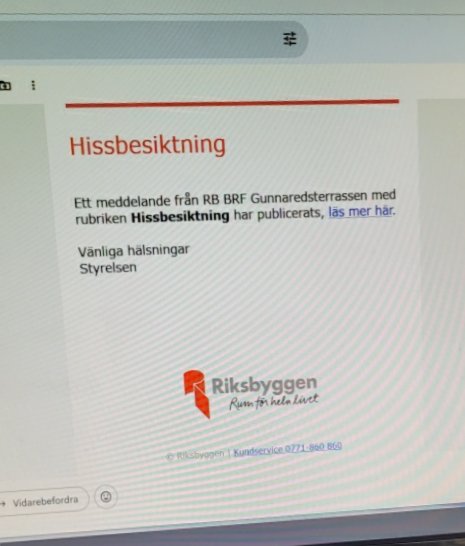 Felaktigt från Riksbyggen